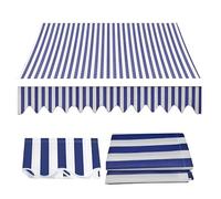 Retractable Awning Replacement Fabric, UV 50+ Protection, Outdoor Canopy Cloth for Balcony, Patio, Terrace, Waterproof (Blue, 8x7ft/250x210cm)