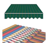 Retractable Awning Replacement Fabric Waterproof Canopy Material for Windows & Doors Green nbespannung 4.5x1.5m/14.8x5ft Awning Cover