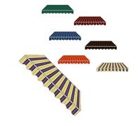 Retractable Awning Replacement Fabric - Waterproof Polyester Sunshade Canopy Top Cover Cloth Yellow 12'x10' 15'x10' 18'x10' (2.5x1.5m/8x5ft) - Ideal for Window Shade & Outdoor Shelter