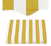 Retractable Awning Replacement Fabric10ft/12ft/16ft Polyester Sunshade Canopy Cover for Outdoor PatioYellow Fabric Only (12x10ft/365x300cm)
