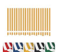 Retractable Awning Replacement Sun Shade Fabric 16x10ft | Blue/White Stripes | Weather-Resistant Patio Cover | Ideal for Doors & Windows | Outdoor UV Protection