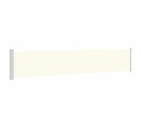 (cream, 117 x 600 cm) vidaXL Retractable Side Awning Garden Privacy Screen Balcony Outdoor Screen
