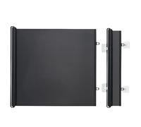 Retractable Baby Gates for Stairs, 43" Wide Mesh Dog Gate for Doorways, 30" Tall Easy to Use Pet Fence for The House, Toddler Safety Indoor&Outdoor, Black