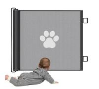 Retractable Baby Gates | Mesh Retractable Dog Gates,Child Proofing for Hallway Basement Pool Bathroom Balcony Kitchen Fireplace Outdoor Yard Playroom