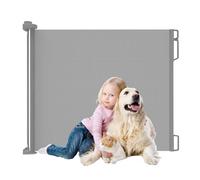 Retractable Baby Safety Gate 140x83cm With Lock - Extra Wide for Stairs and Large Openings - Pet Gate for Dogs and Cats Indoor