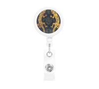 Retractable Badge Holders Gecko Lizards Badge Reel for Nursing Badge Clip with Alligator Clips ID Card Holders for Office ID Badge Holder for Doctor Worker Work Office