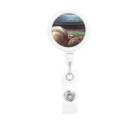 Retractable Badge Holders Heavy Duty Badge Reels Baseball Badge Holder Retractable Clip ID Card Holders Key Card Work Badge Clip for Nurse Teacher Office Accessories Gifts