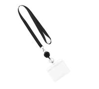 Retractable Badge Reel Neck Strap Lanyard with Card Cover for ID Card Cellphone Key Employee's Staff Work Card Badge Rope Strap