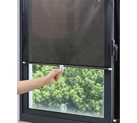 Retractable Balcony Sun Shade,Suction Cup Roller Blind,Blackout Curtain,Home Use Window Sun Block Bathroom Heat Insulation Blackout Roller Blinds,6 Sizes (68x125cm/26.8x49.2in)