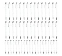 Retractable Ballpoint Pens - Metal Ballpoint Pen | 50x Multifunctional Fashion | Silver Clip Writing Crayer for Business Elites Students Teachers Professionals Daily Use