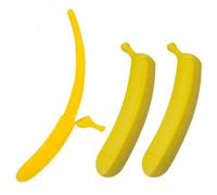 Retractable Banana Sword, 3D Printed Plastic Banana Wand Extendable Banana Sword Holiday Role-Playing Prop Toy for Man Women (White 2pcs) (Yellow 2pcs)