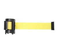 Retractable Barrier Belt Plastic Yellow for School Queue Control