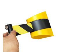 Retractable Barrier Post, Magnetic Wall-Mounted Queue Management System, Heavy-Duty Safety Belt for Food Service, Crowd Control Stanchion with Line Divider, and Versatile Solution.