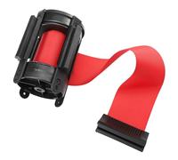 Retractable Barrier Rope Plastic Red School Safety Queue Control | Convenient Installation, Maintains Order, Helps Personal Safety, Prevents Access to Dangerous Areas