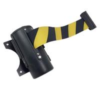 Retractable Barrier Tape - Queue Management with Belt, Metal Housing, Safety Barrier, Crowd Control, Line Divider for Events & Public Spaces