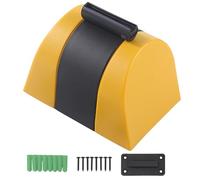 Retractable Barrier,Wall Mount Queue Barrier, 10M Retractable Safety Barrier with Pre-printed Tape(CAUTION-DO NOT ENTER), Includes Mounting Hardware, Yellow/Black Barrier Tape for Indoor Use