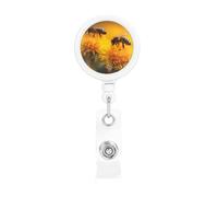 Retractable Bees On Flower Badge Holderï¼Œ Name Decoration Badge Clip, Id Card Clip, Suit for Student Office Staff to Use.