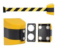 Retractable Belt Barrier - 10m Crowd Control Line Divider for Safety and Security Needs - Perfect for Queue Management and Event Planning