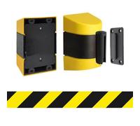 Retractable Belt Barrier for Crowd Control, Wall Mount Queue Management with Mounting Accessories, Suitable for Events and Venues