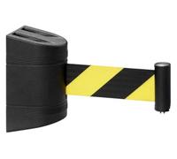 Retractable Belt Barrier, Wall Mount 10M ABS Plastic Queue Manager for Retail, Airport, Bank Safety