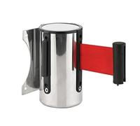Retractable Belt Barrier Wall Mount Crowd Control, 6.5-32.8Ft Caution Tape for Queue, Indoor Outdoor