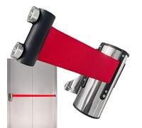 Retractable Belt Barrier - Wall-Mount Safety Barrier, Adjustable Belt, Compact Metal Case, Widespread Use Reliable Control System | Ideal For Crowd Management, Queues, Commercial, Indoor Use