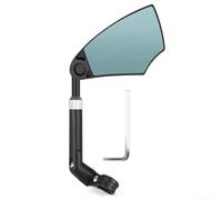 Retractable Bicycle Rearview Mirror Multi Angle Adjustment for Better Visibility (Left side)