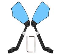 Retractable Bike Handlebar Rearview Mirrors 2 Pack - 360° Adjustable Flat Rotation Anti-Glare Bike Rear View Mirror Bicycle Handlebar 21-24mm