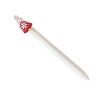 Retractable Black Gel Pen Anti-Slip Pen Grip Flexible Clip Christmas Party Supplies Class Rewards Graffiti