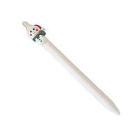 Retractable Black Gel Pen Anti-Slip Pen Grip Flexible Clip Christmas Party Supplies Class Rewards Graffiti