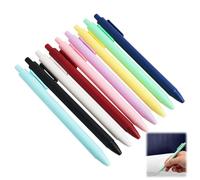Retractable Black Ink Gel Pens 9Pcs 0.5mm Quick Dry Smooth Handwriting for Home School Office Stationery Supplies Multipack Cute Macaroon Rolling Ball Pen with Clip for Drawing Journaling Notes Taking