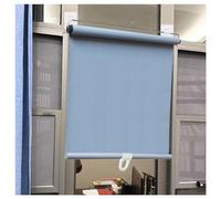 Retractable Blackout Roller Blinds,Sunshade Window Roll Up Shades,32cm 40cm 50cm 60cm 70cm 90cm 100cm 120cm 150cm Wide Portable Temporary Blinds,Privacy Curtains,No Drilling,Grey-32*130cm(13*51in)