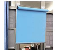 Retractable Blackout Roller Blinds,Sunshade Window Roll Up Shades,32cm 40cm 50cm 60cm 70cm 90cm 100cm 120cm 150cm Wide Portable Temporary Blinds,Privacy Curtains,No Drilling,Blue-32*200cm(13*79in)