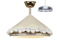 Retractable Blade Ceiling Fan Dust Covers, Fandelier Ceiling Fan Protection Guards, Light Beige, Suitable 52 Inch