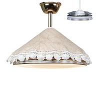 Retractable Blade Ceiling Fan Dust Covers, Fandelier Ceiling Fan Protection Guards, Urban Beige, Suitable 42 Inch