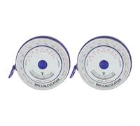Retractable BMI Tape Measure 150cm with Lock Button for Accurate Body Mass Index and Diet Measurement (blue)