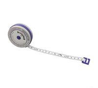 Retractable Body Tape Measure 150cm Self-Locking Soft Plastic Measuring Tape 150cm for Sewing Dual Scale Tape Measure 150cm Metric for imperial BMI Diet Tape Measure 150cm Push-Button Lock (blue)