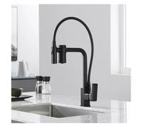 Retractable Brass Kitchen Faucet with Water Filtration, Hot & Cold Mixer, Multi-Color Design for Modern Sinks, Easy Installation, Ideal for Home & Commercial Use