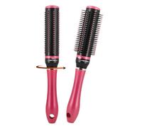 Retractable Bristle Detangling Hair Brush - Travel-Friendly, Compact & Tangle-Free Design - Easy Hair Removal - Versatile for All Hair Types - Pink
