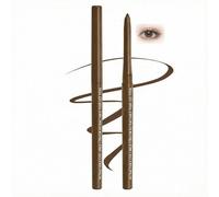 Retractable Brown Waterproof Eyeliner - Creamy Smooth Glide on Waterline & Lids, Smudge-Proof Long-Lasting Gel for Daily Eye Makeup (Soft Brown Glide)