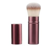 Retractable Brush Powder Brush Foundation Makeup Brush Retractable Brush Powder Brush for Applying Foundation Powders and Mineral Cosmetics Coffee colored