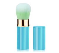 Retractable Brush Powder Brush Foundation Makeup Brush Retractable Brush Powder Brush for Applying Foundation Powders and Mineral Cosmetics Blue