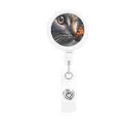 Retractable Butterfly and Kitten'S Badge Holderï¼Œ Name Decoration Badge Clip, Id Card Clip, Suit for Student Office Staff to Use.