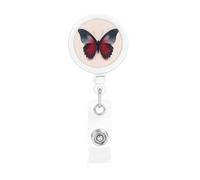 Retractable Butterfly Badge Holderï¼Œ Name Decoration Badge Clip, Id Card Clip, Suit for Student Office Staff to Use.