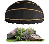 Retractable Canvas Dome Awning - Easy Install Door Canopy & Arc Window Shade - Galvanized Foldable Outdoor Shelter for Home & Patio Protection