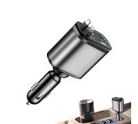 Retractable Car Charger | Fast Charging Retractable Star Lights - Cell Phone Car Charger | for RV Commute Adventure Truck Vehicle Road Trip Travel Work Driver Electronics Devices