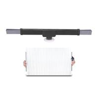 Retractable Car Curtains - Magnetic Privacy Cover, Folding Sunshade, Extra Wide Window Curtain, UV Heat Reflector System | For Temperature Reduction