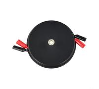 Retractable Car Multimeter Test for Lead-Reel with Dual Port for Alligator-Clip Cable Spool, 6m 9m Automotive Wire Extension for Electrical Testing and Inspection, Compact Plastic Spool(6m)