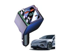 Retractable Car Phone Charger - 2 USB Ports Quick Charge 18W with Stellar Light | USB Car Charger - for Camping Daily Travel Truck Travel Road Work Driver