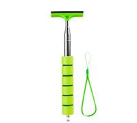 Retractable Car Rearview Mirror Wiper for Efficient Rain and Fog Removal on Vehicle Side Mirrors and Indoor Mirrors (green)